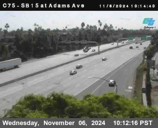 SB 15 at Adams Ave (On Ramp)