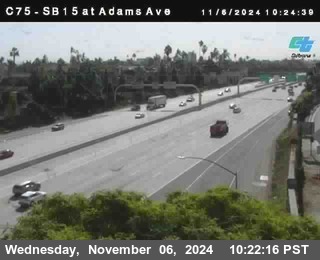 SB 15 at Adams Ave (On Ramp)