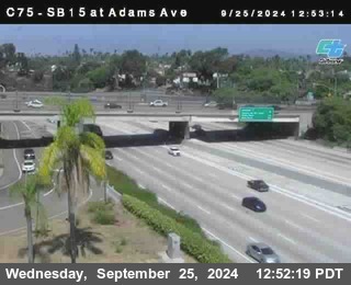 SB 15 at Adams Ave (On Ramp)