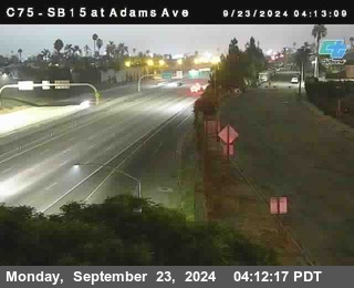 SB 15 at Adams Ave (On Ramp)