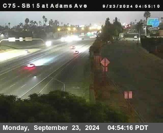 SB 15 at Adams Ave (On Ramp)