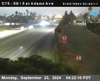 SB 15 at Adams Ave (On Ramp)