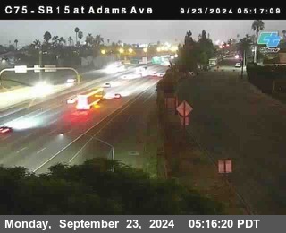 SB 15 at Adams Ave (On Ramp)