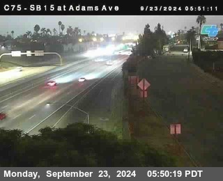 SB 15 at Adams Ave (On Ramp)