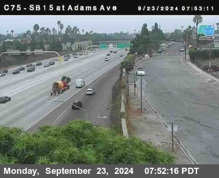 SB 15 at Adams Ave (On Ramp)