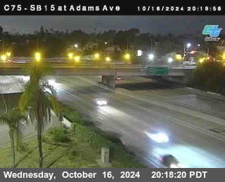 SB 15 at Adams Ave (On Ramp)