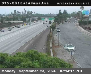 SB 15 at Adams Ave (On Ramp)