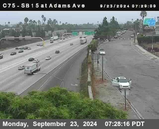 SB 15 at Adams Ave (On Ramp)