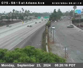 SB 15 at Adams Ave (On Ramp)