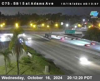 SB 15 at Adams Ave (On Ramp)