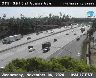 SB 15 at Adams Ave (On Ramp)