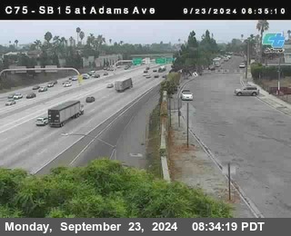 SB 15 at Adams Ave (On Ramp)