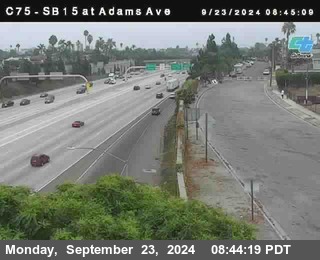 SB 15 at Adams Ave (On Ramp)