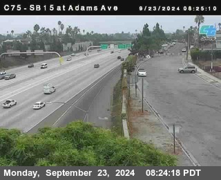 SB 15 at Adams Ave (On Ramp)