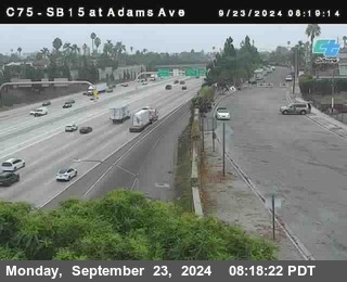 SB 15 at Adams Ave (On Ramp)