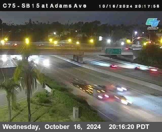 SB 15 at Adams Ave (On Ramp)