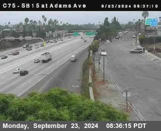 SB 15 at Adams Ave (On Ramp)