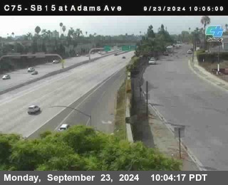 SB 15 at Adams Ave (On Ramp)