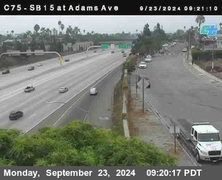 SB 15 at Adams Ave (On Ramp)