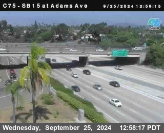 SB 15 at Adams Ave (On Ramp)