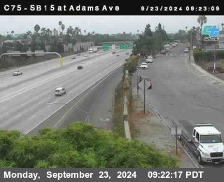 SB 15 at Adams Ave (On Ramp)