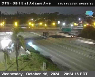 SB 15 at Adams Ave (On Ramp)