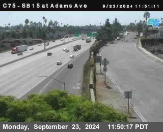 SB 15 at Adams Ave (On Ramp)