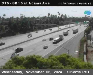 SB 15 at Adams Ave (On Ramp)