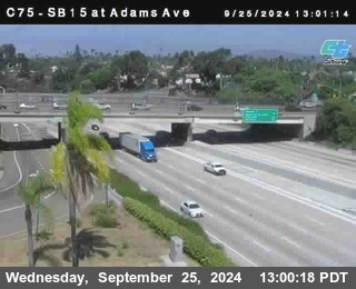 SB 15 at Adams Ave (On Ramp)