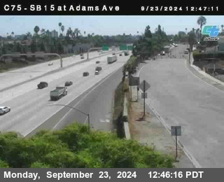 SB 15 at Adams Ave (On Ramp)