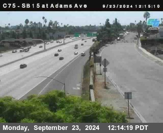 SB 15 at Adams Ave (On Ramp)