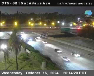 SB 15 at Adams Ave (On Ramp)