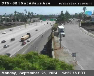 SB 15 at Adams Ave (On Ramp)