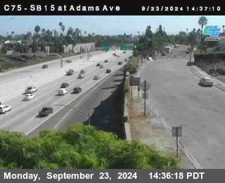 SB 15 at Adams Ave (On Ramp)