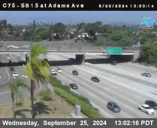 SB 15 at Adams Ave (On Ramp)