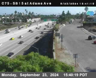 SB 15 at Adams Ave (On Ramp)