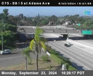 SB 15 at Adams Ave (On Ramp)