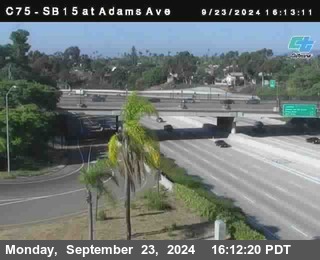 SB 15 at Adams Ave (On Ramp)