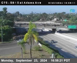 SB 15 at Adams Ave (On Ramp)