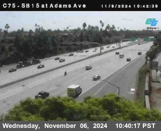 SB 15 at Adams Ave (On Ramp)