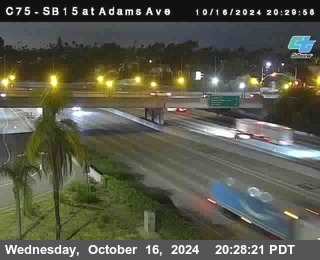 SB 15 at Adams Ave (On Ramp)