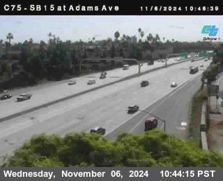 SB 15 at Adams Ave (On Ramp)