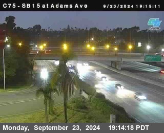 SB 15 at Adams Ave (On Ramp)