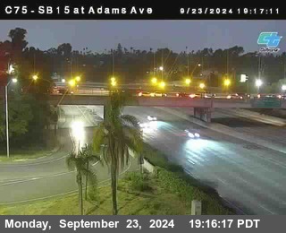 SB 15 at Adams Ave (On Ramp)