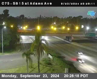 SB 15 at Adams Ave (On Ramp)