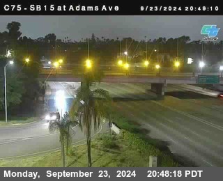 SB 15 at Adams Ave (On Ramp)