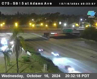 SB 15 at Adams Ave (On Ramp)