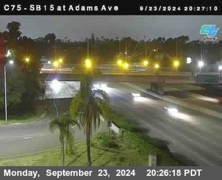 SB 15 at Adams Ave (On Ramp)