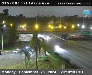 SB 15 at Adams Ave (On Ramp)