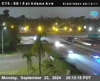 SB 15 at Adams Ave (On Ramp)